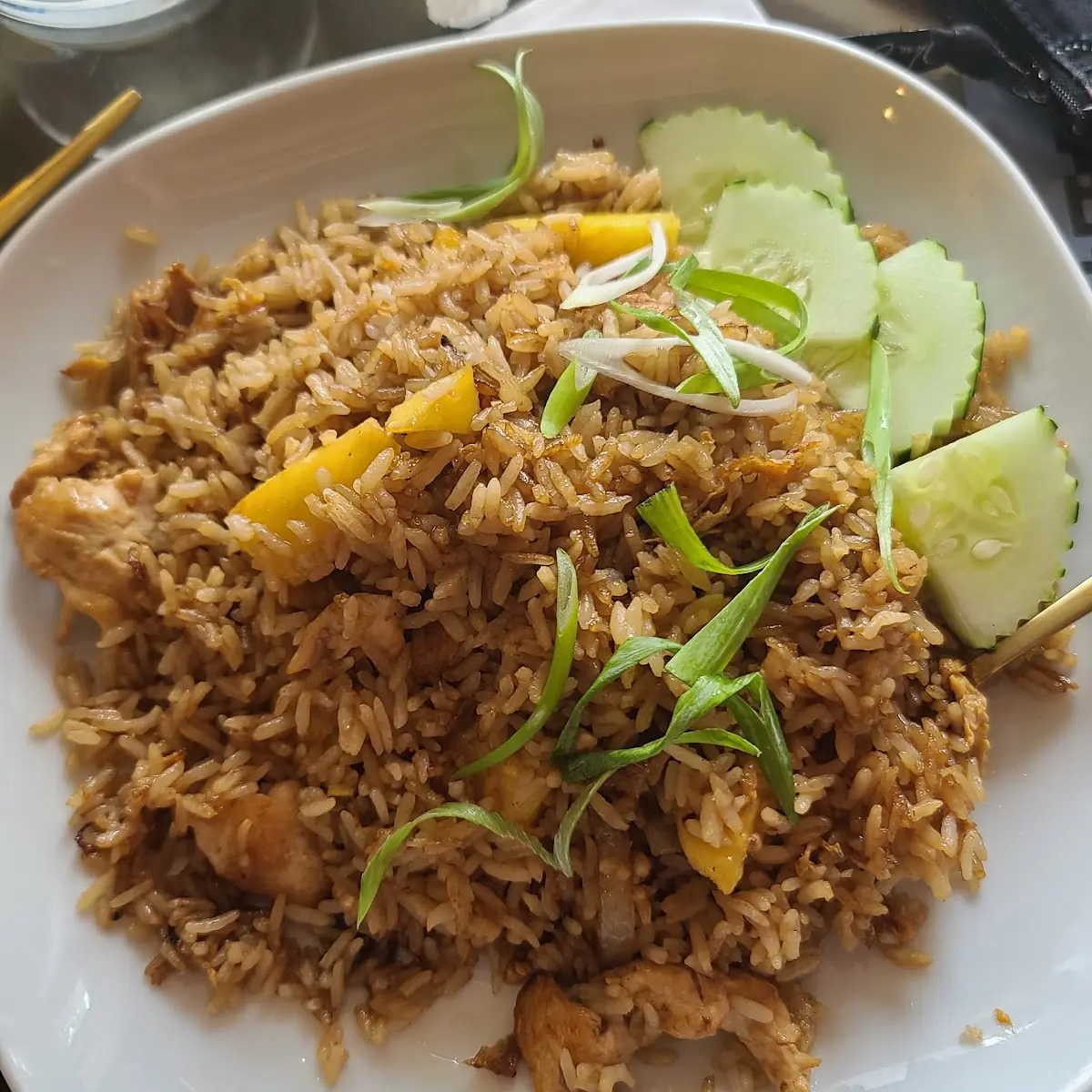 Chicken Fried Rice with Pineapple