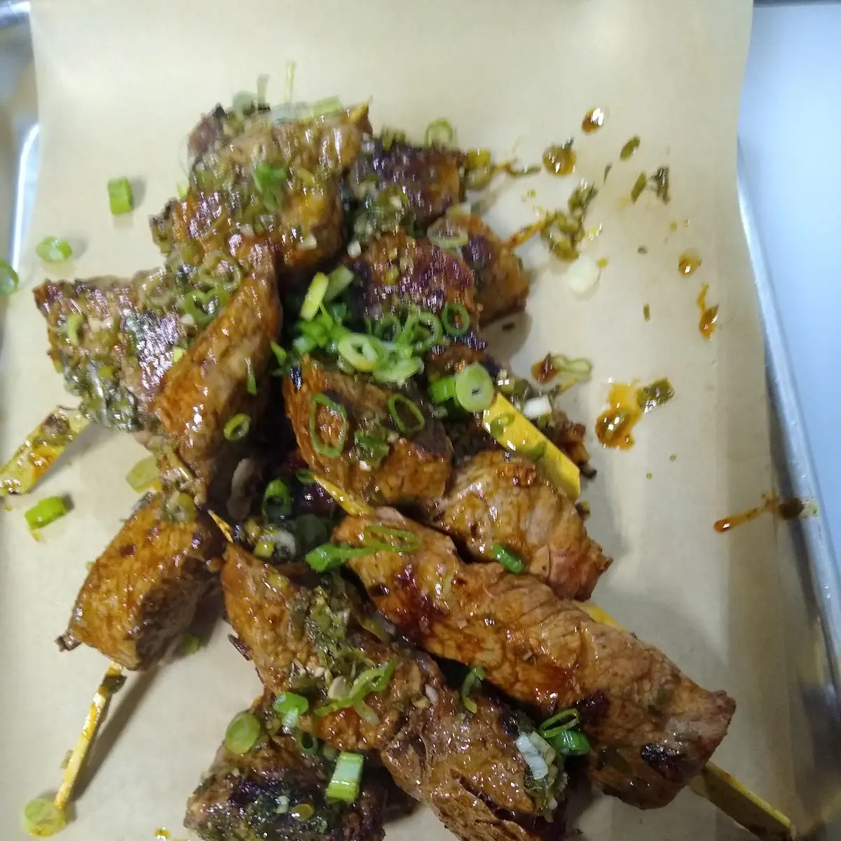 Rib Eye Skewer Platter