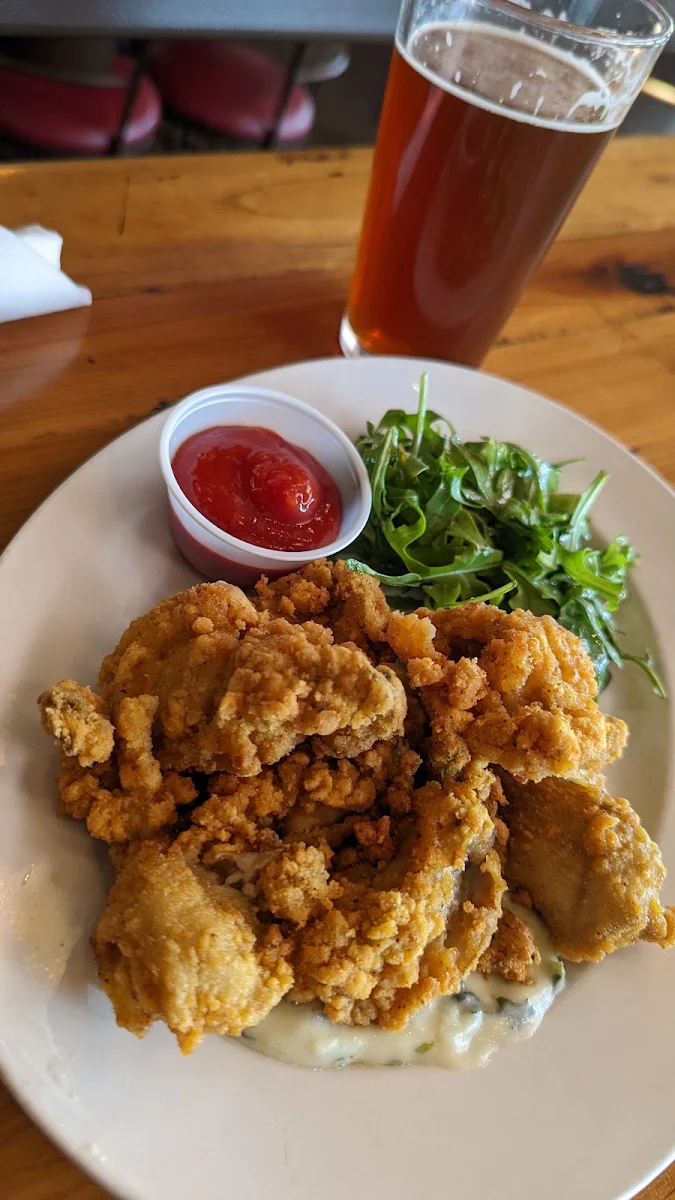 Fried Oysters Rockefeller