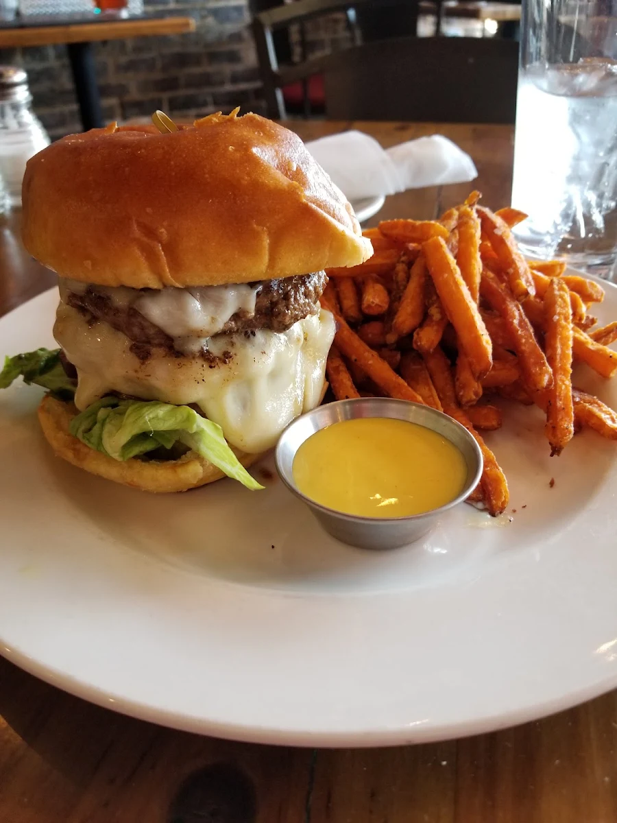 Sweet Potato Fries Burger