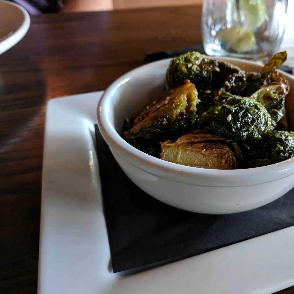 Miso Glazed Brussel Sprouts