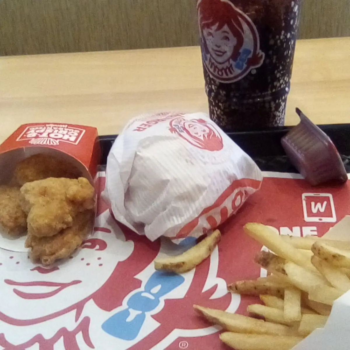 Wendy's Promotion Junior Burger