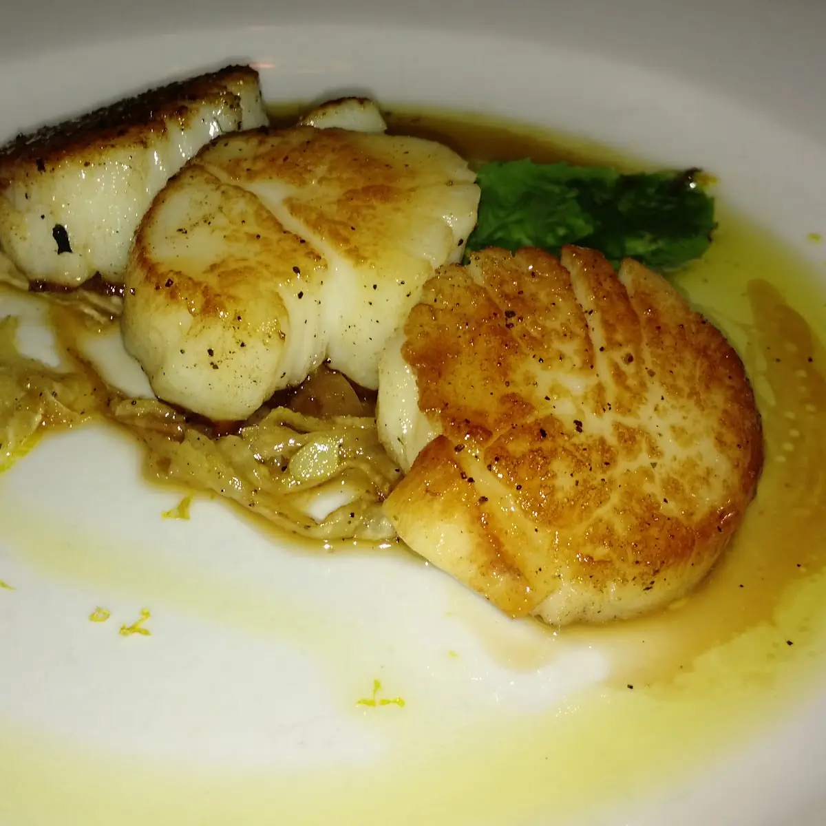 Pan Seared Scallops