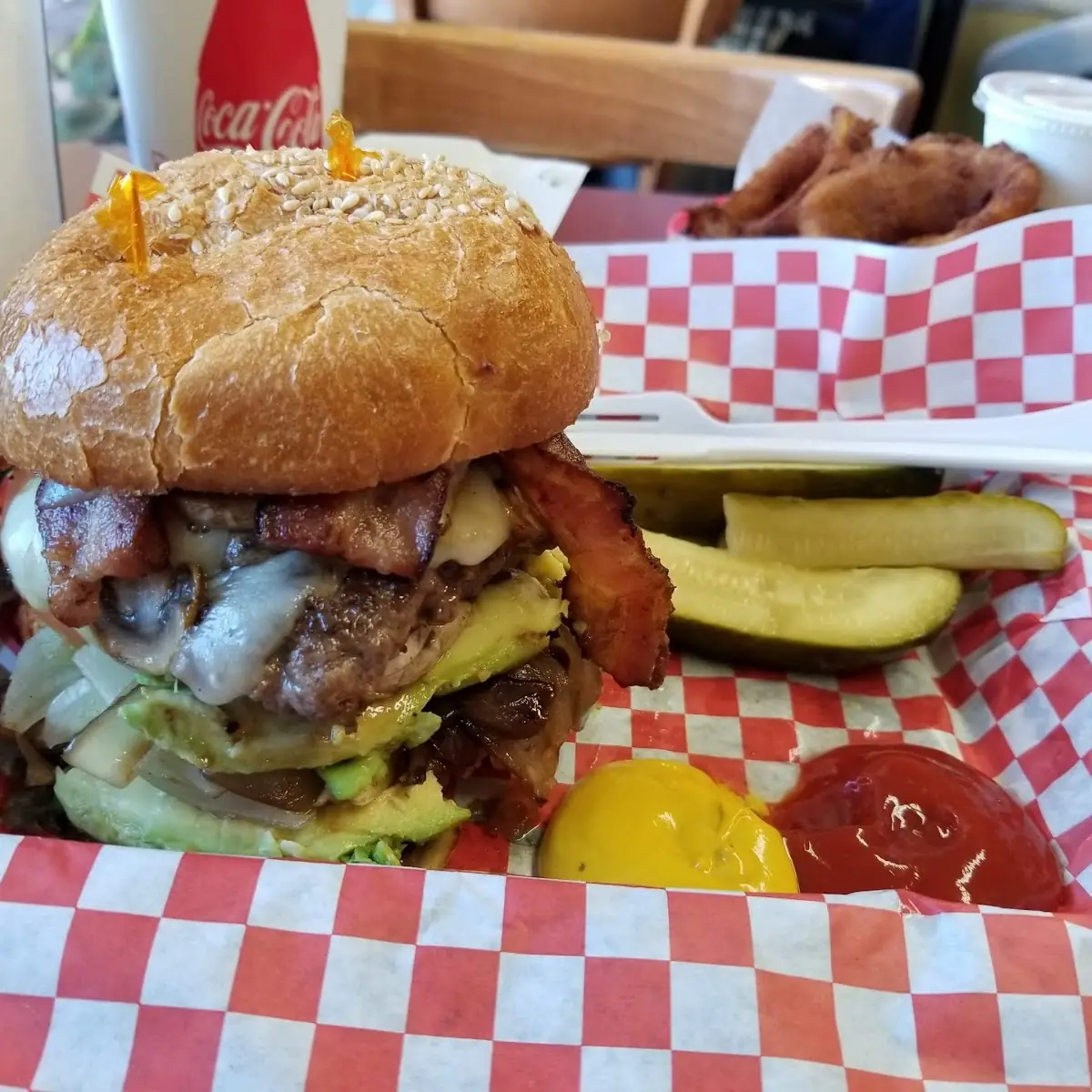 Giant Mushroom Burger