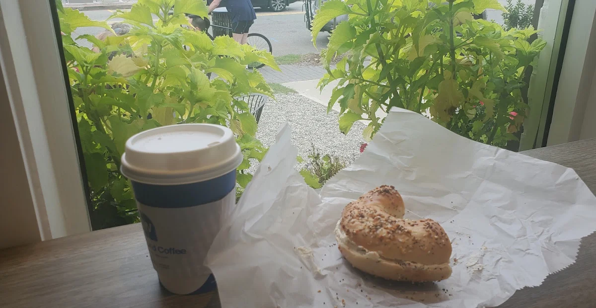 Cappuccino and Everything Bagel