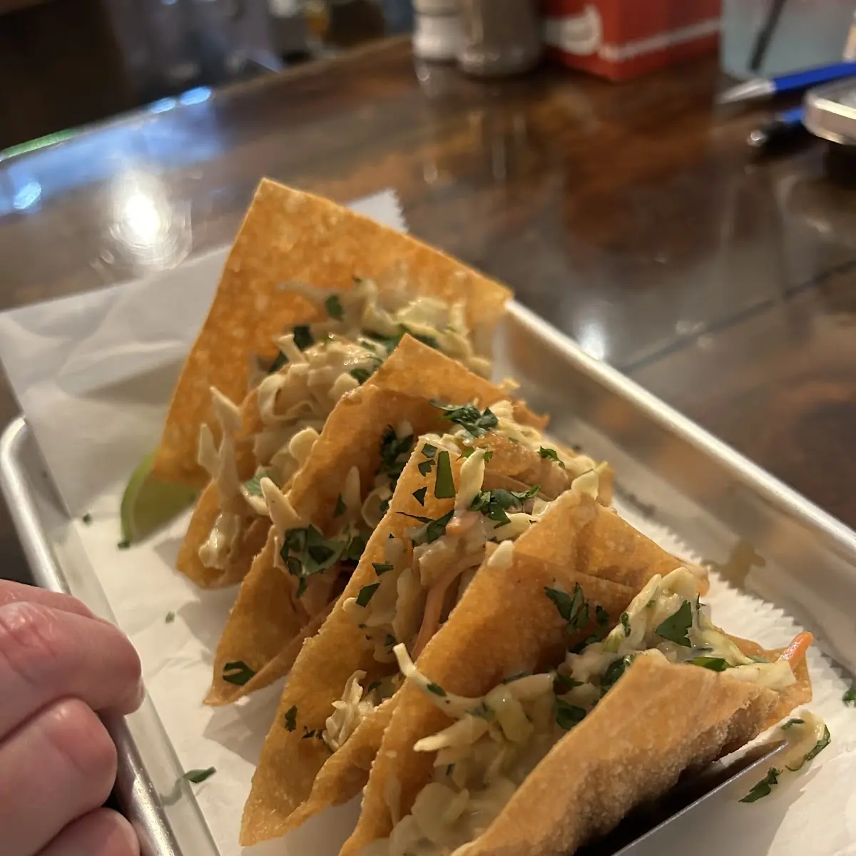 Thai Chicken Tacos