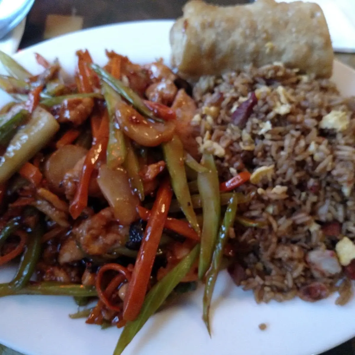 Fried Rice & Egg Roll