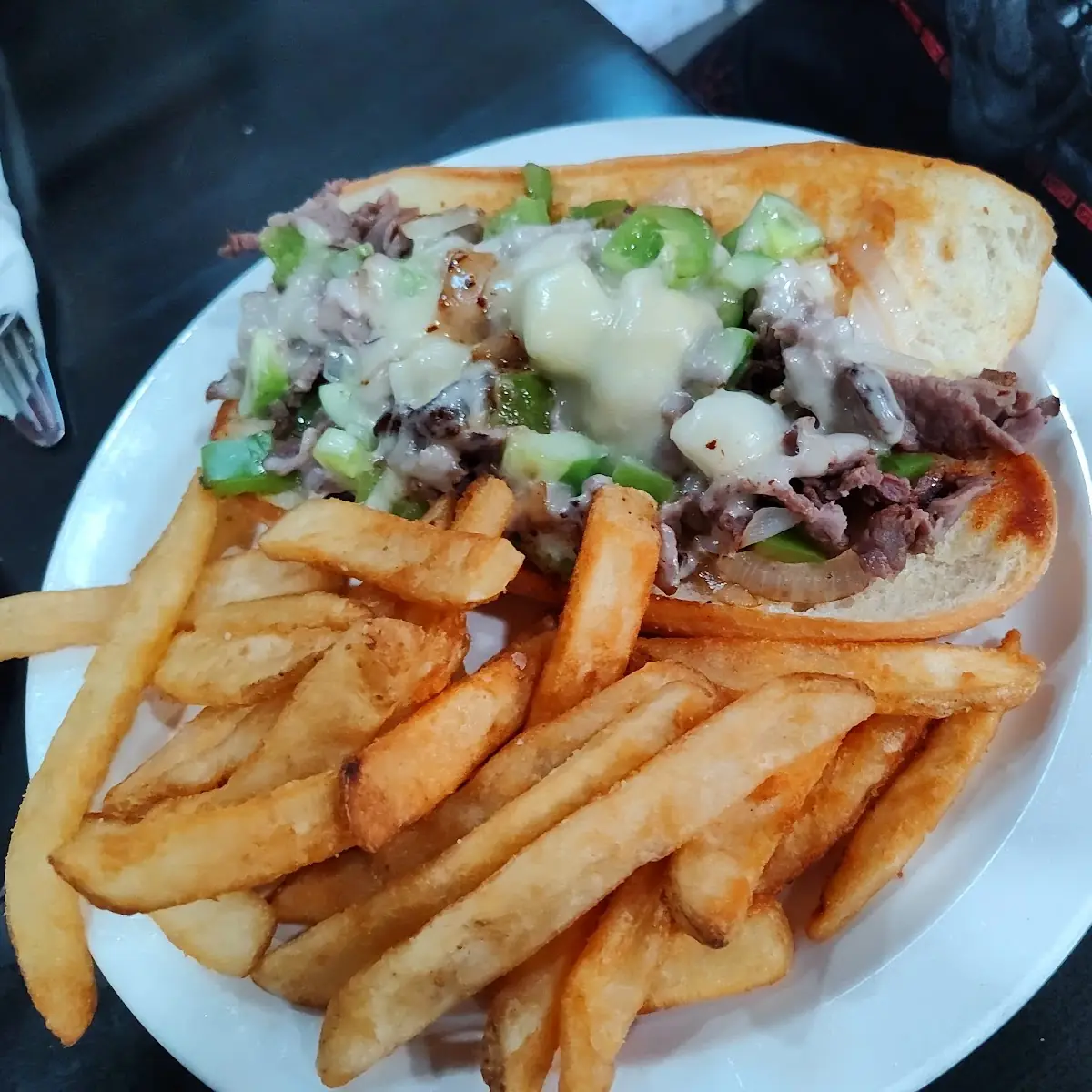 Apple Smoked Philly Cheesesteak