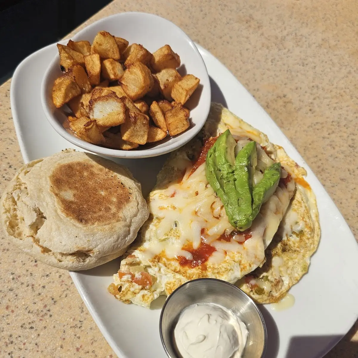 Broken Egg Biscuit Sandwich