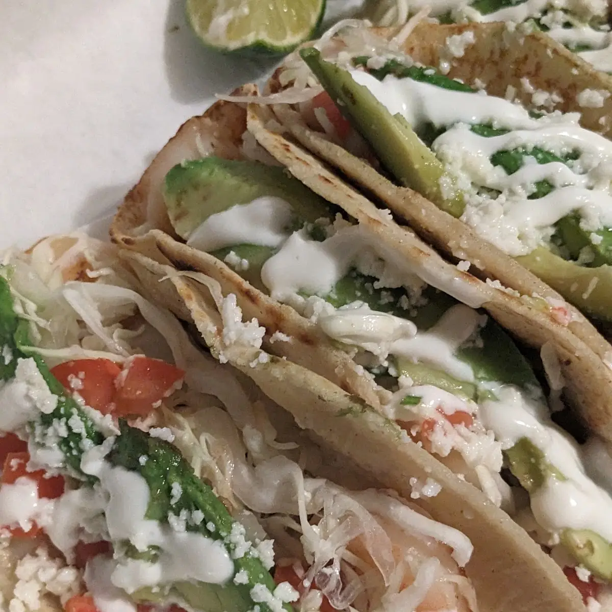 Tacos de Camarón 4 Shrimp Tacos