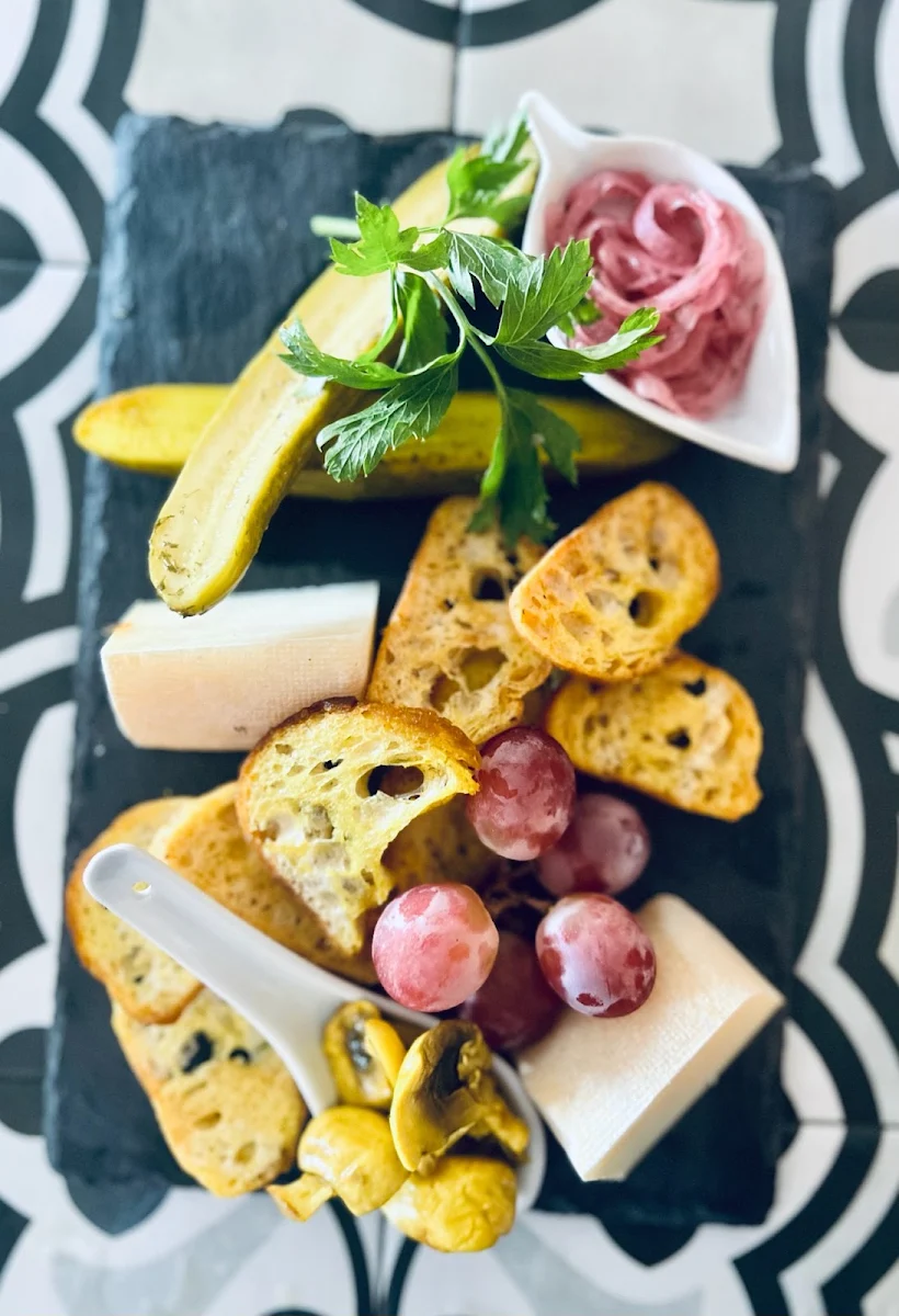 Pickle and Cheese Board
