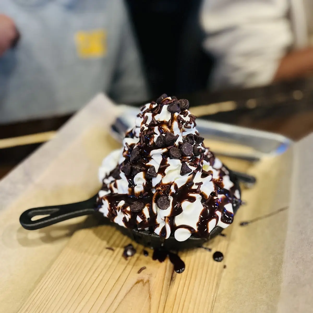 Chocolate Chip Cookie with Ice Cream