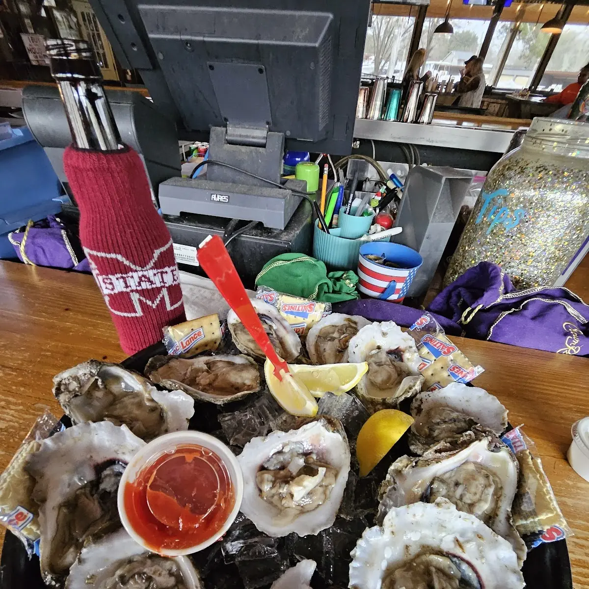 Raw Oysters on the Half Shell Never Disappoints