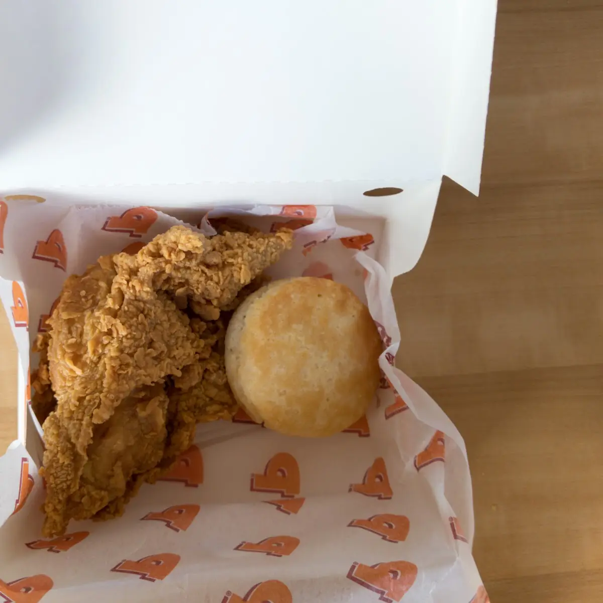 Fried Chicken and Biscuit