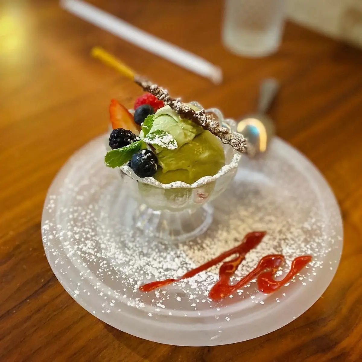 Green Tea Creme Brulee