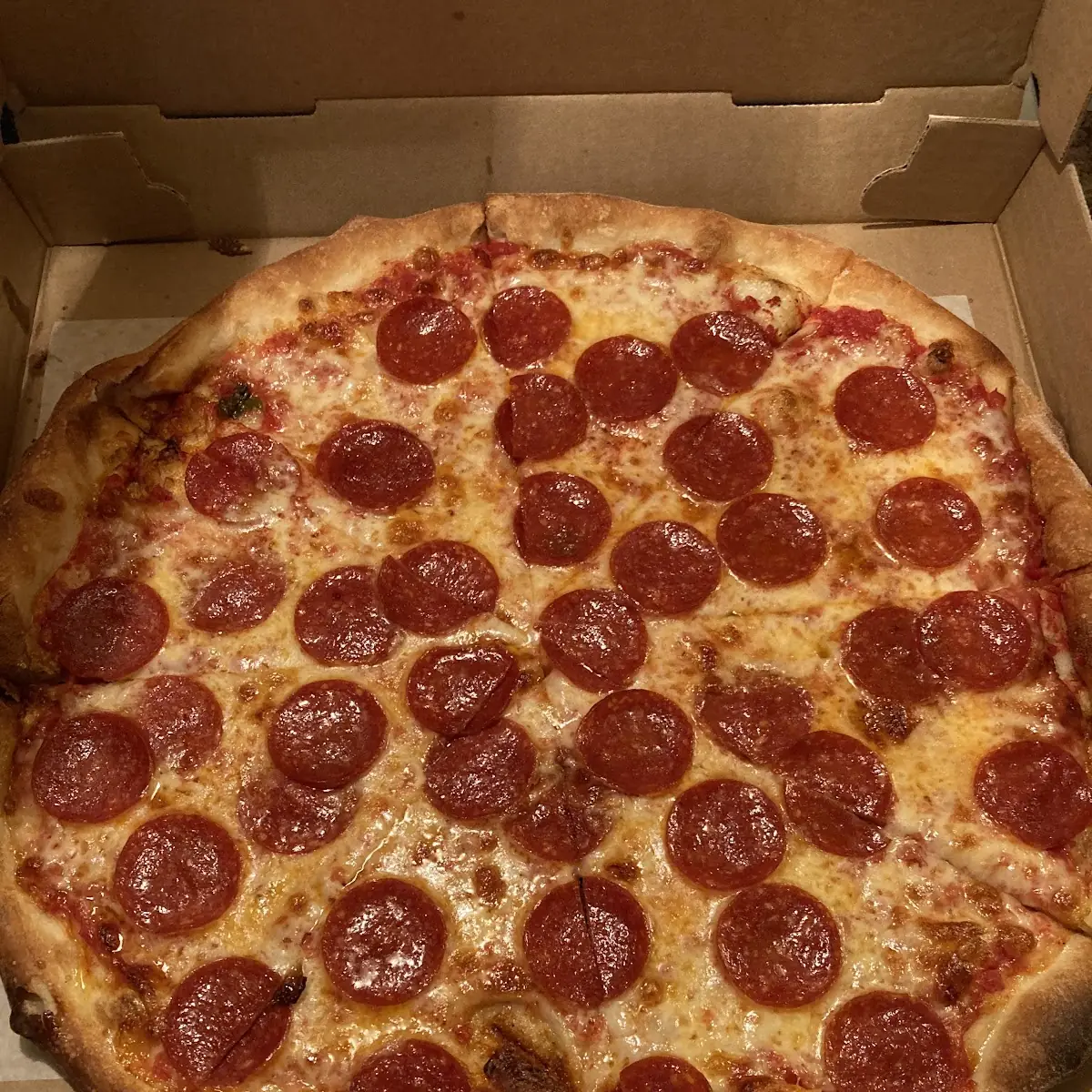 Deep Dish Pepperoni Pizza