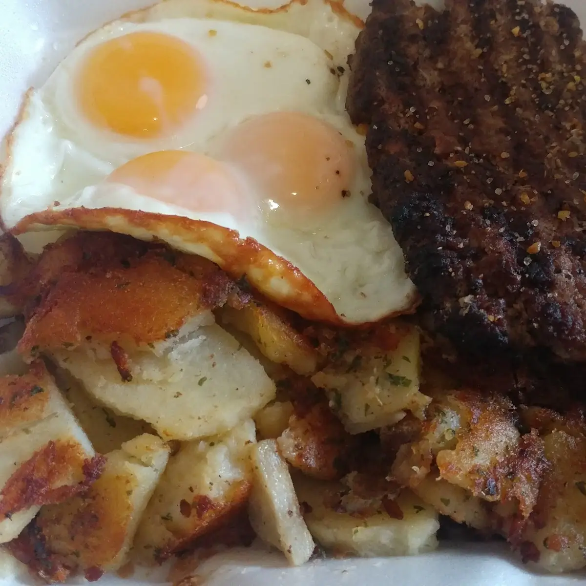 1 2lb Ground Chuck Steak & Eggs