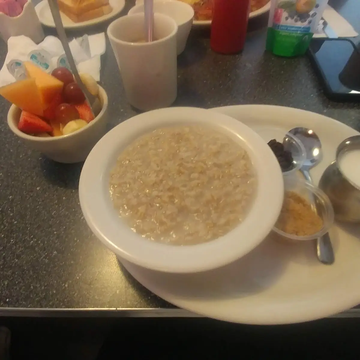 Oatmeal and Fresh Fruit Salad