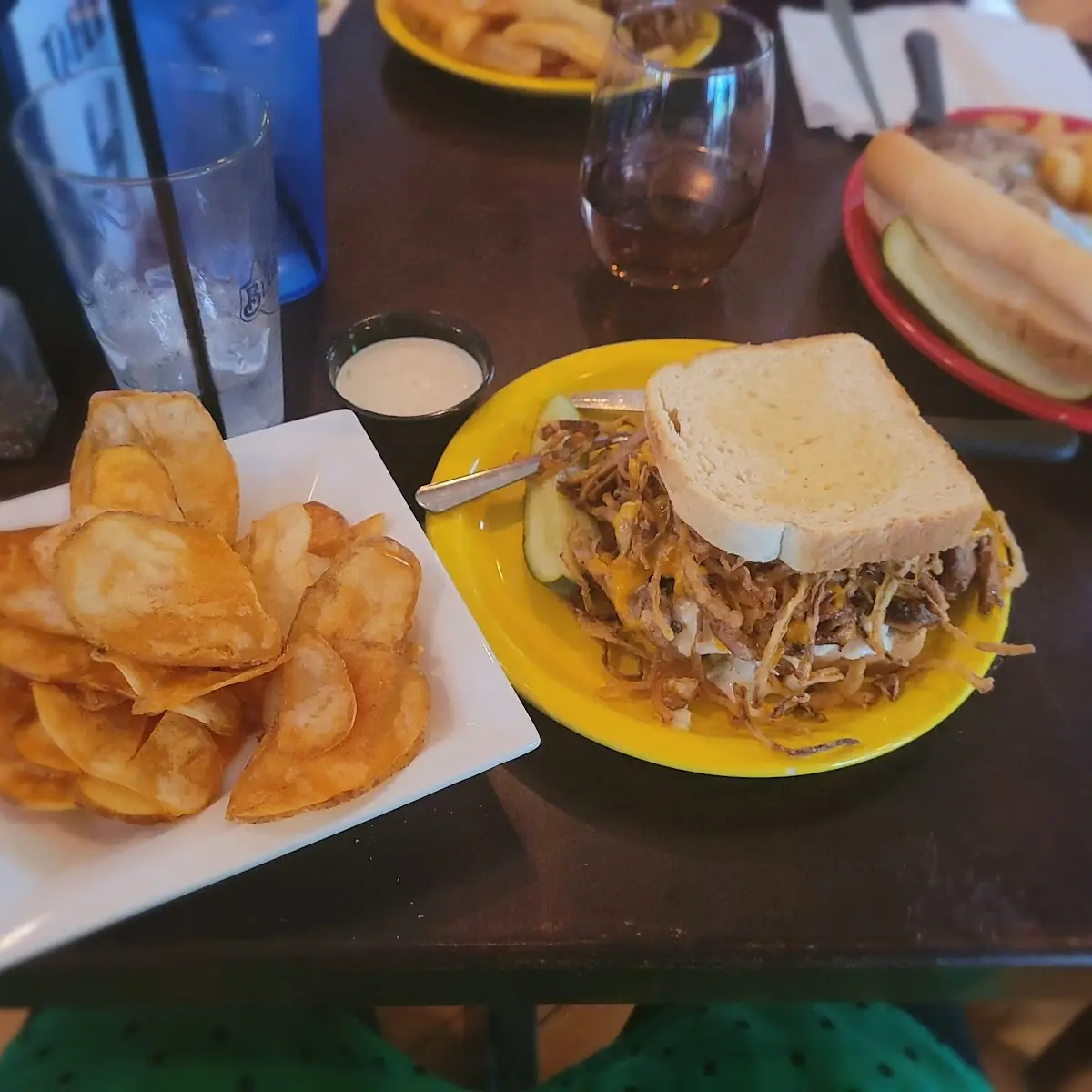Bourbon BBQ Pork with Chips