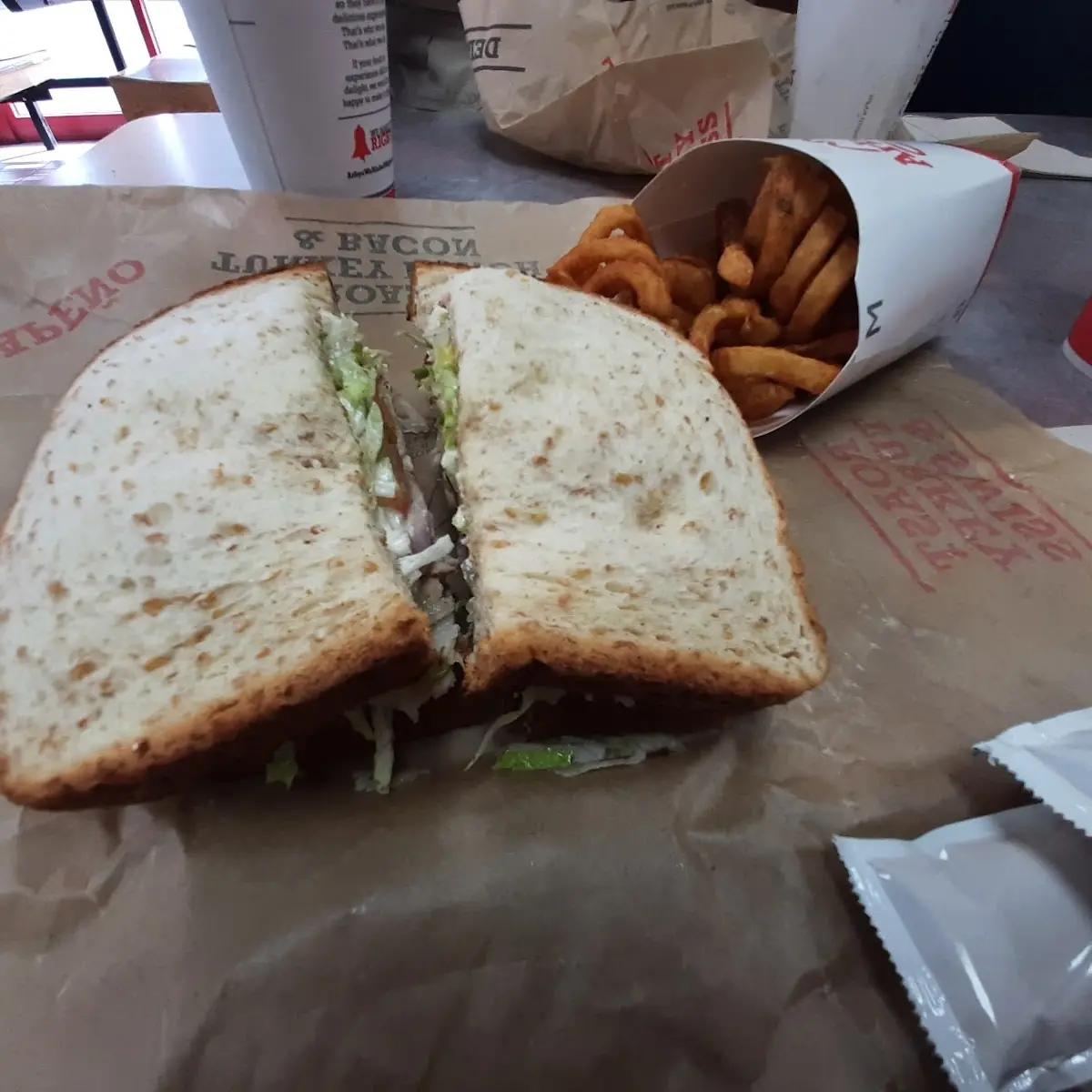 Turkey Bacon Ranch Sandwich