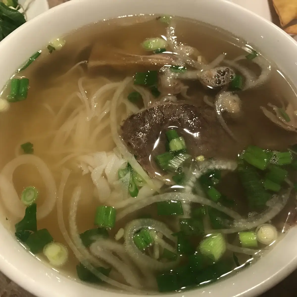 Rare Beef Pho and Mongolian Beef