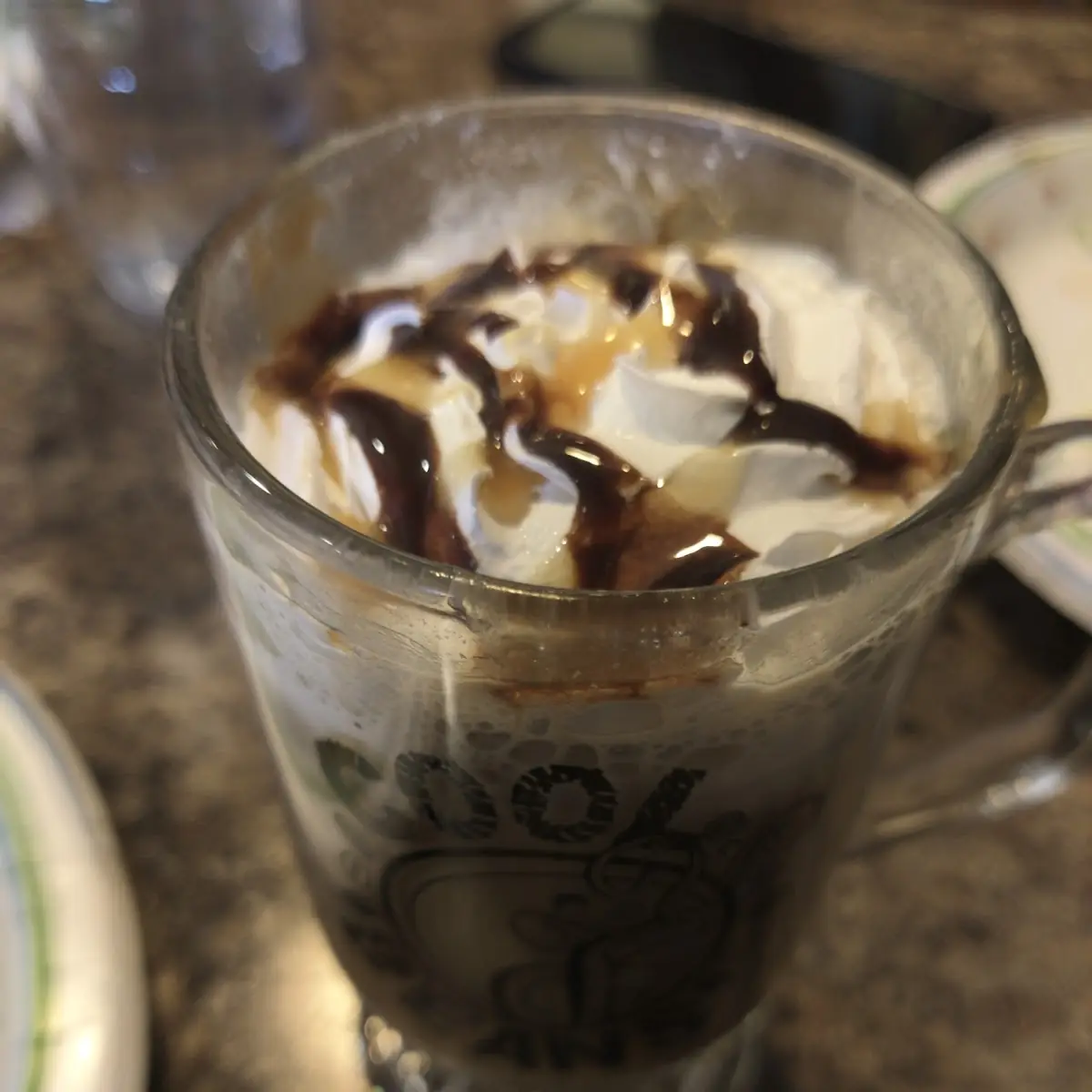 Jack Frost Latte with Drizzle