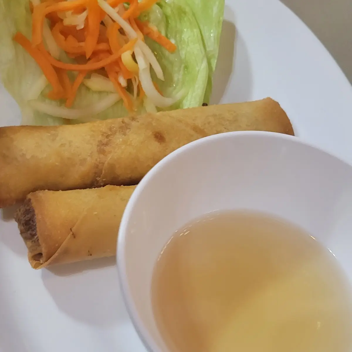 Fried Spring Rolls with Sauce