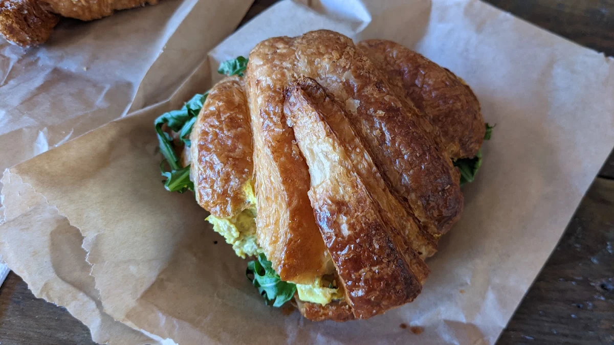 Chicken Curry Croissant Sandwich