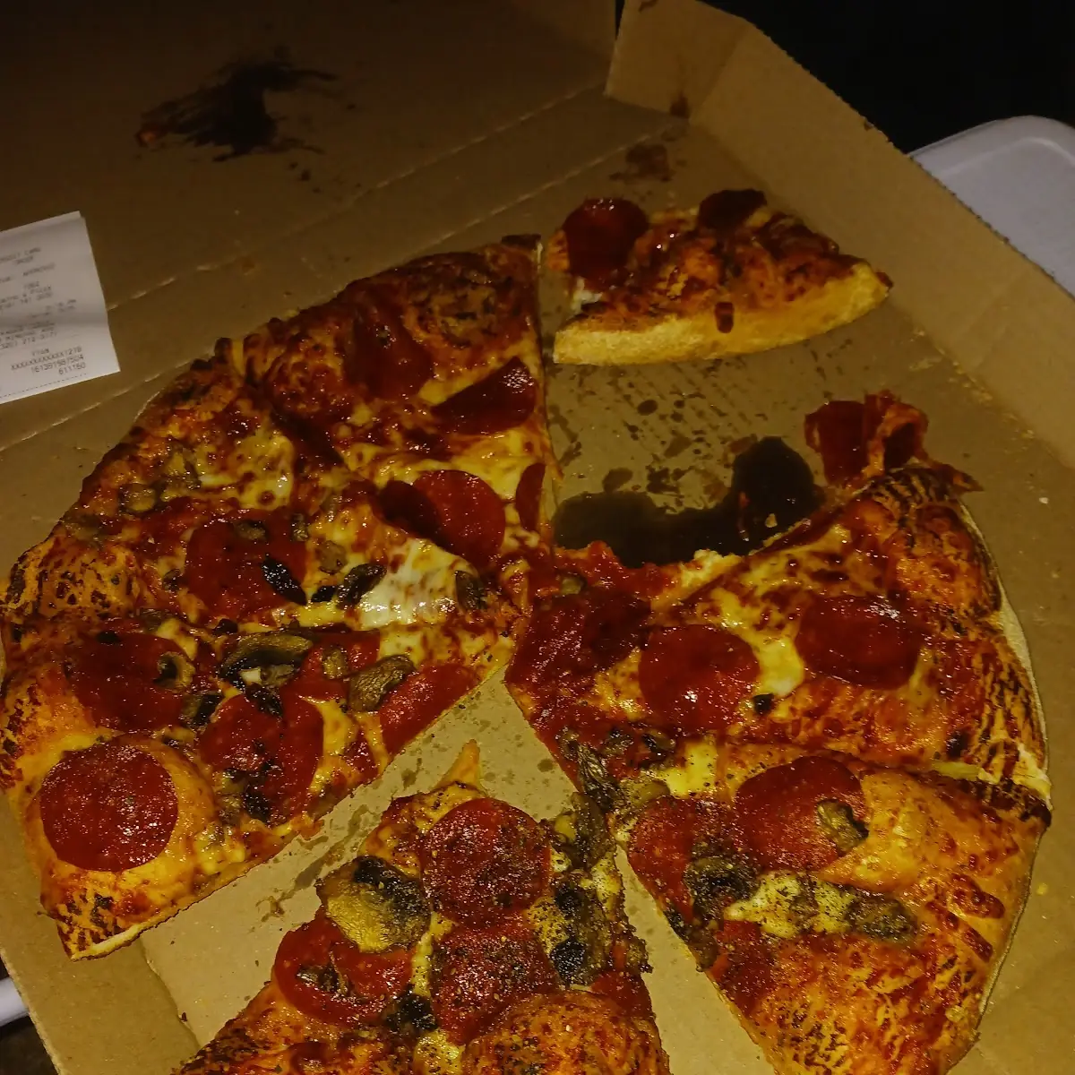 Pepperoni and Mushroom Pizza