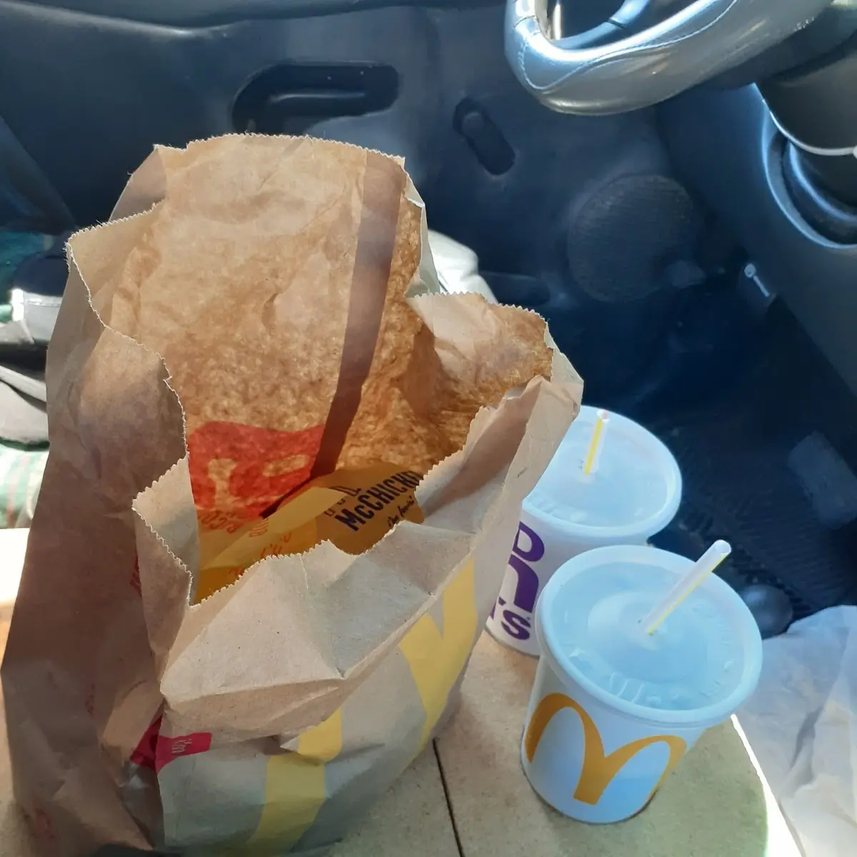 Mcchicken with Large Drinks