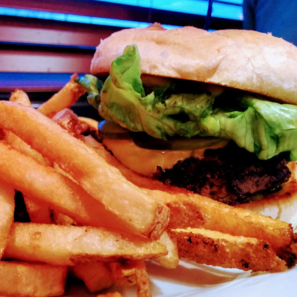 Hamburger and Fries