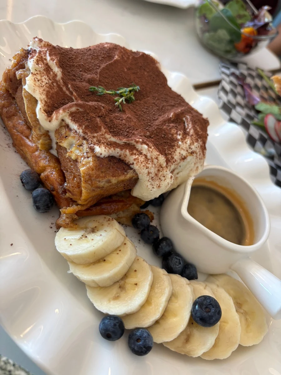 Tiramisu French Toast, Cafe Atelier