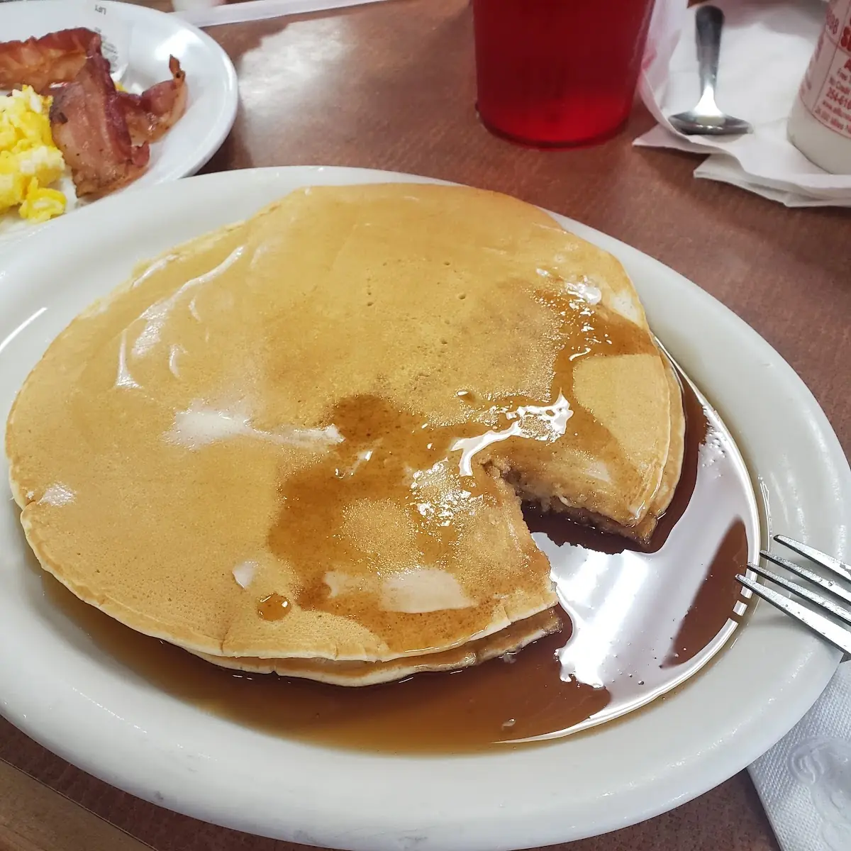 Strawberry Pancakes Combo