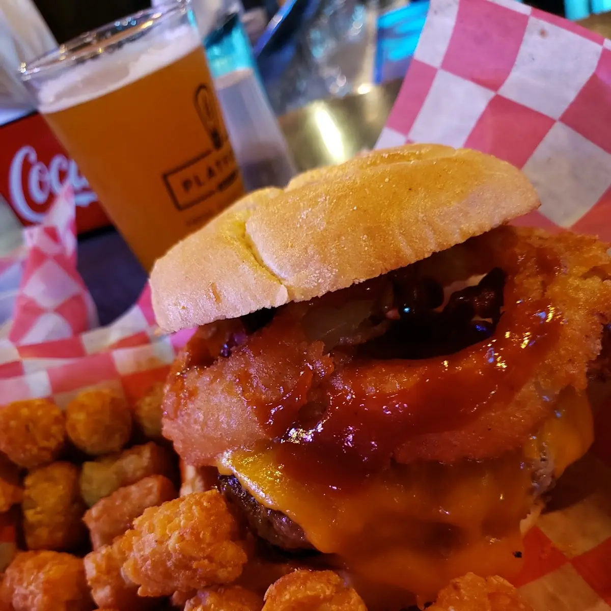 Western Burger and Tots