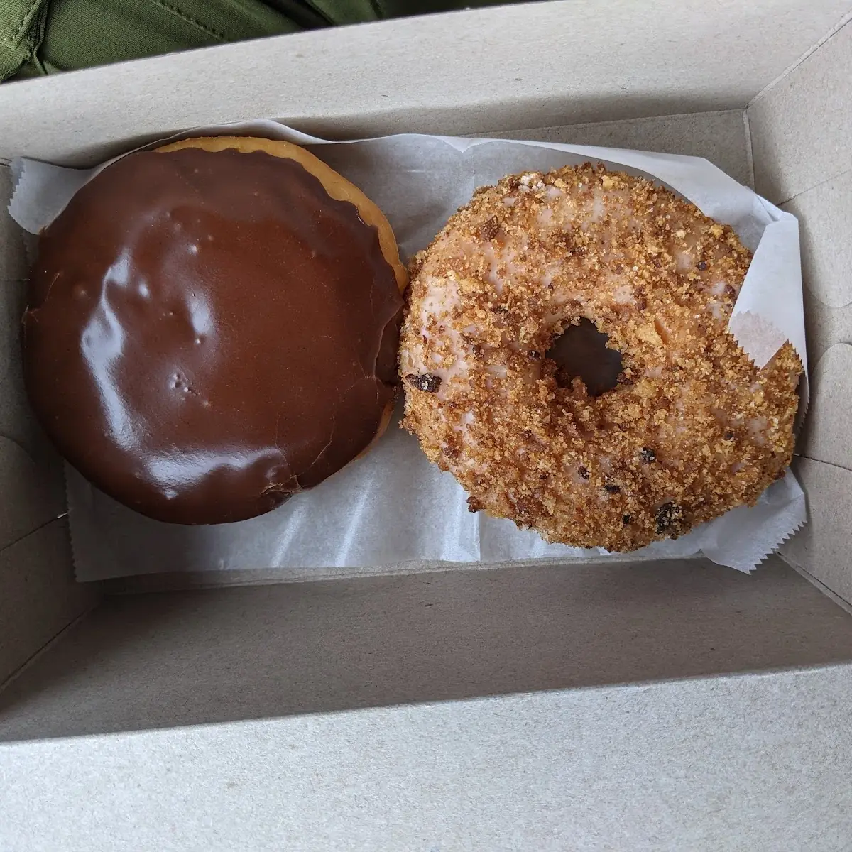 Boston Cream and Crumb Cake