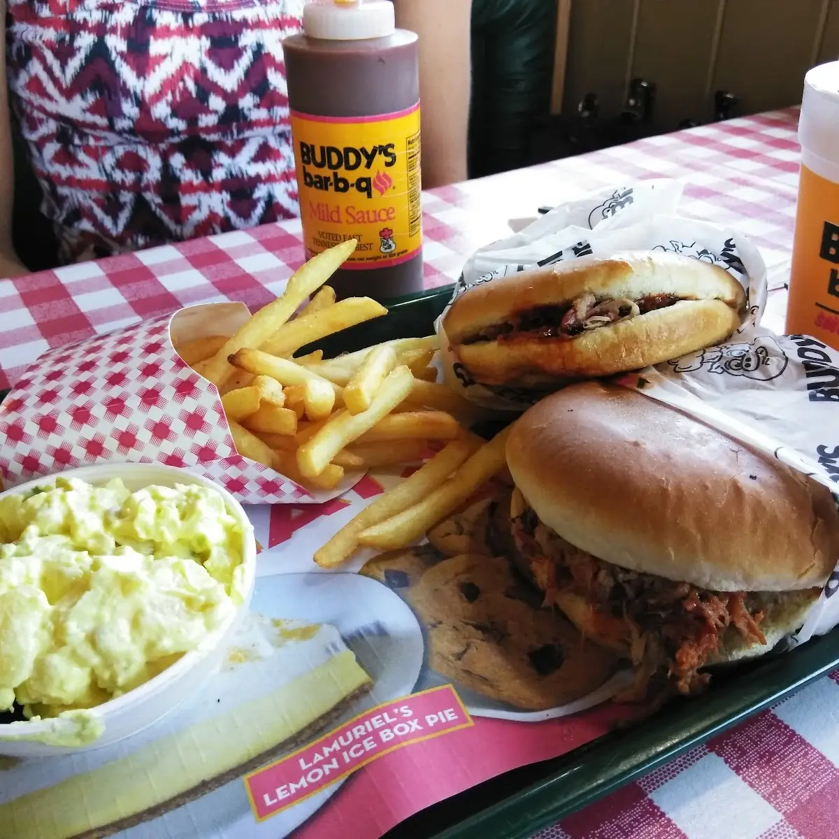 BBQ Pork Sandwich Dinner