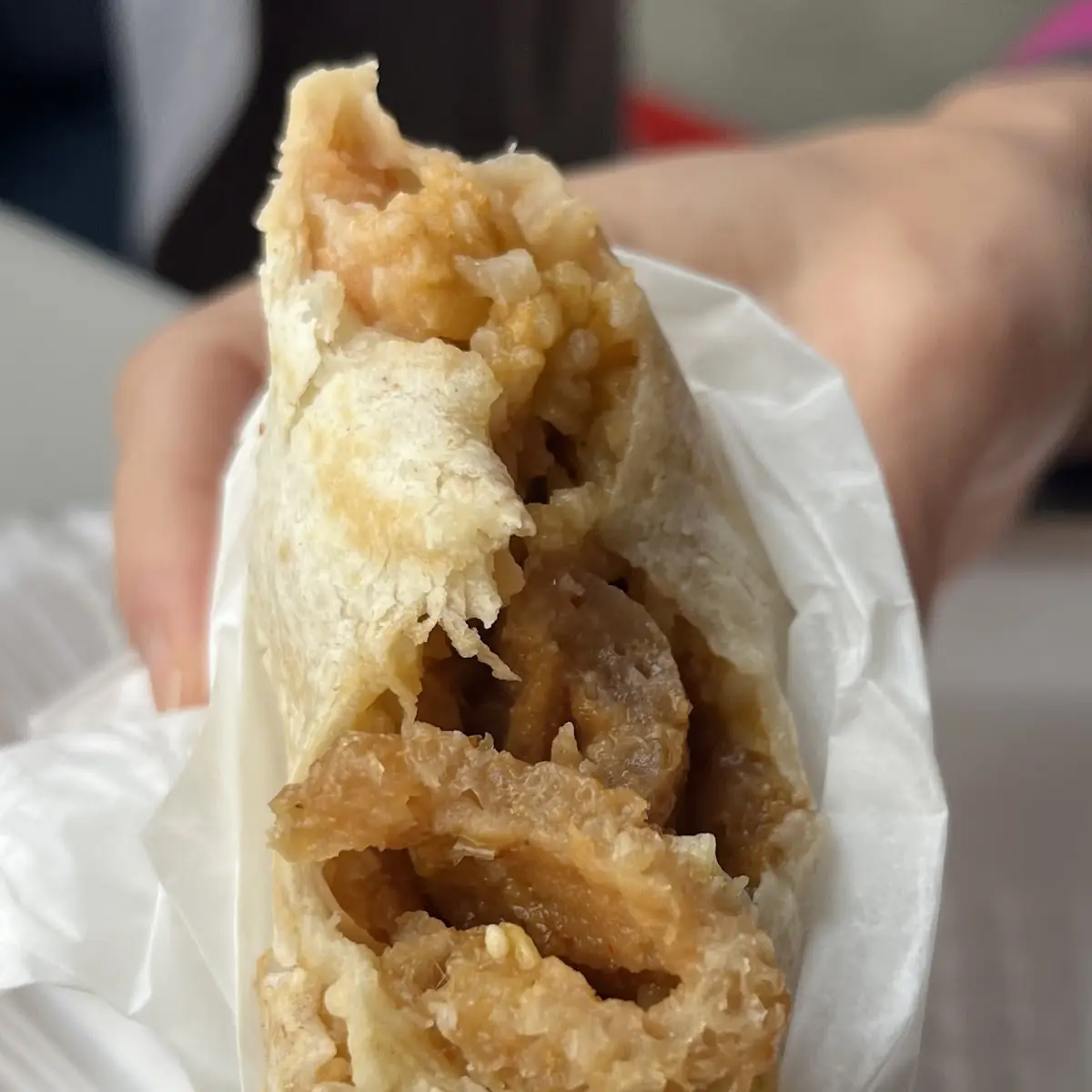 Chicharron Burrito
