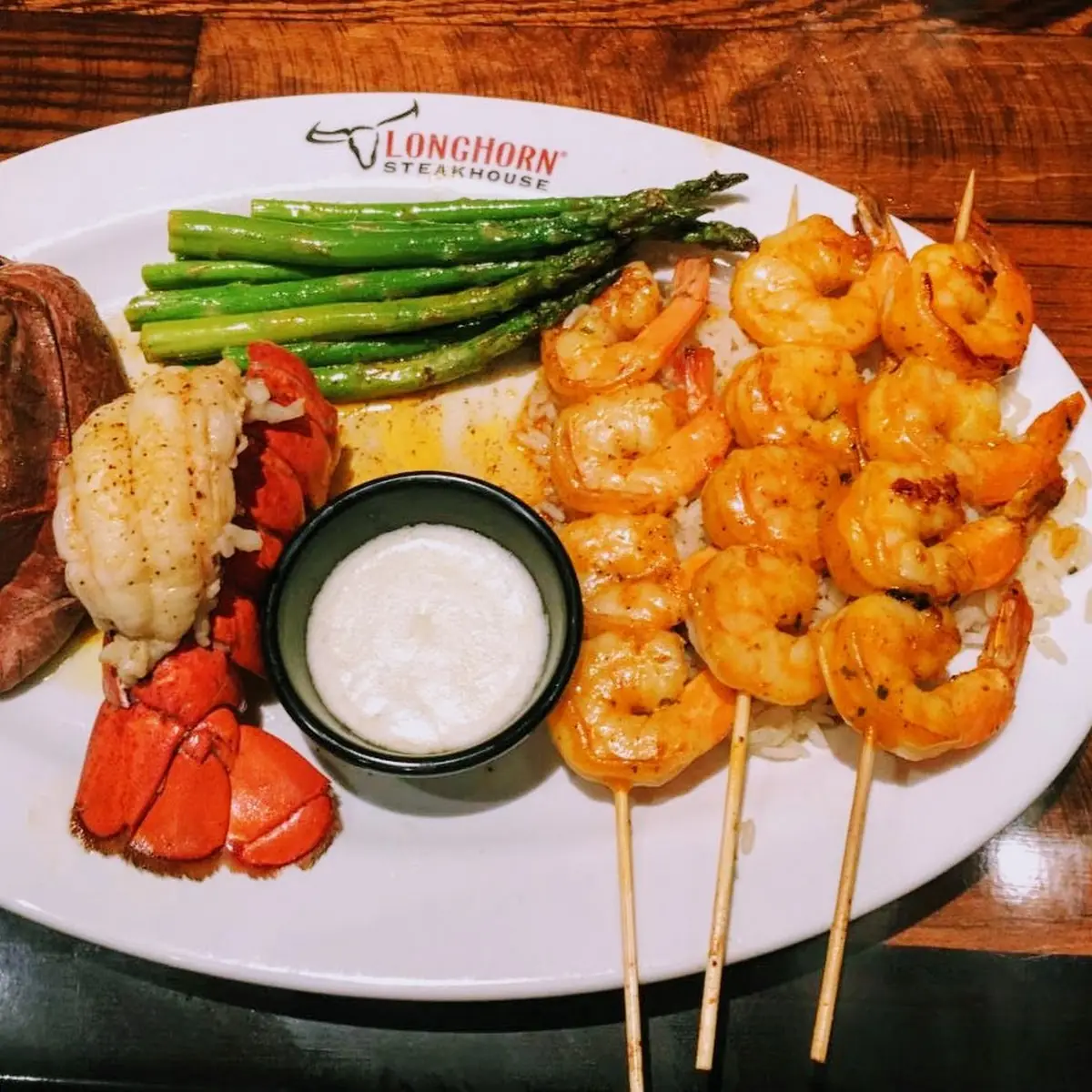 Grilled Shrimp and Lobster Tail