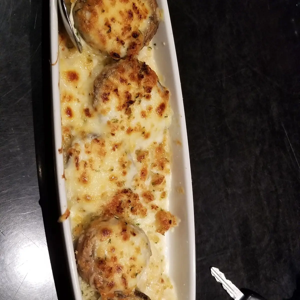 White Cheddar Stuffed Mushrooms