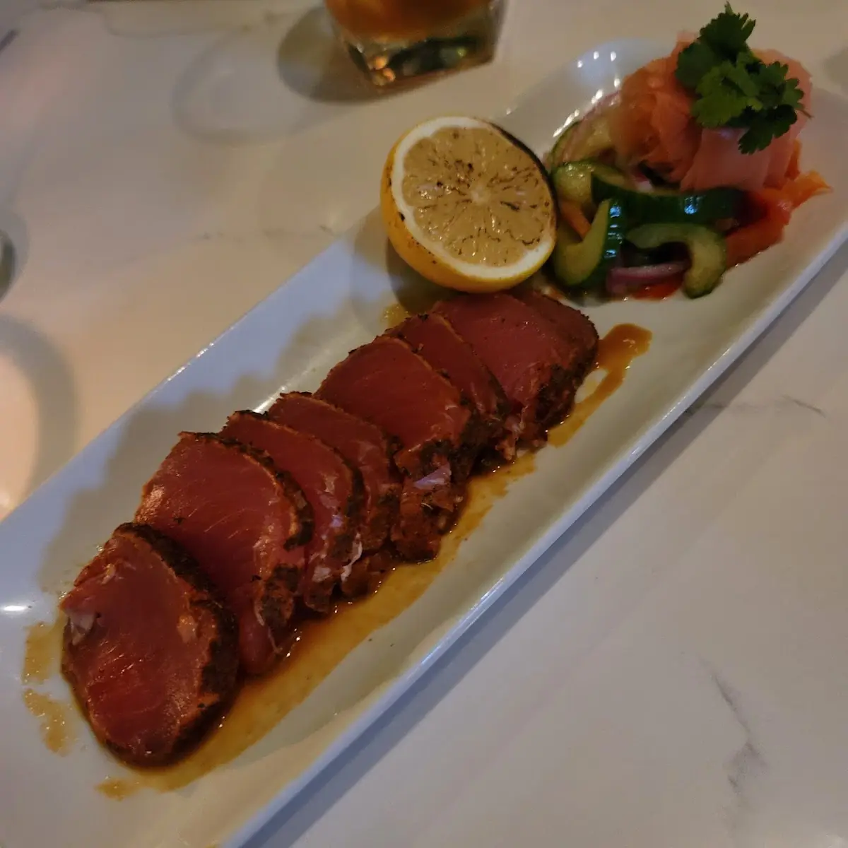 Seared Ahi Tuna Appetizer