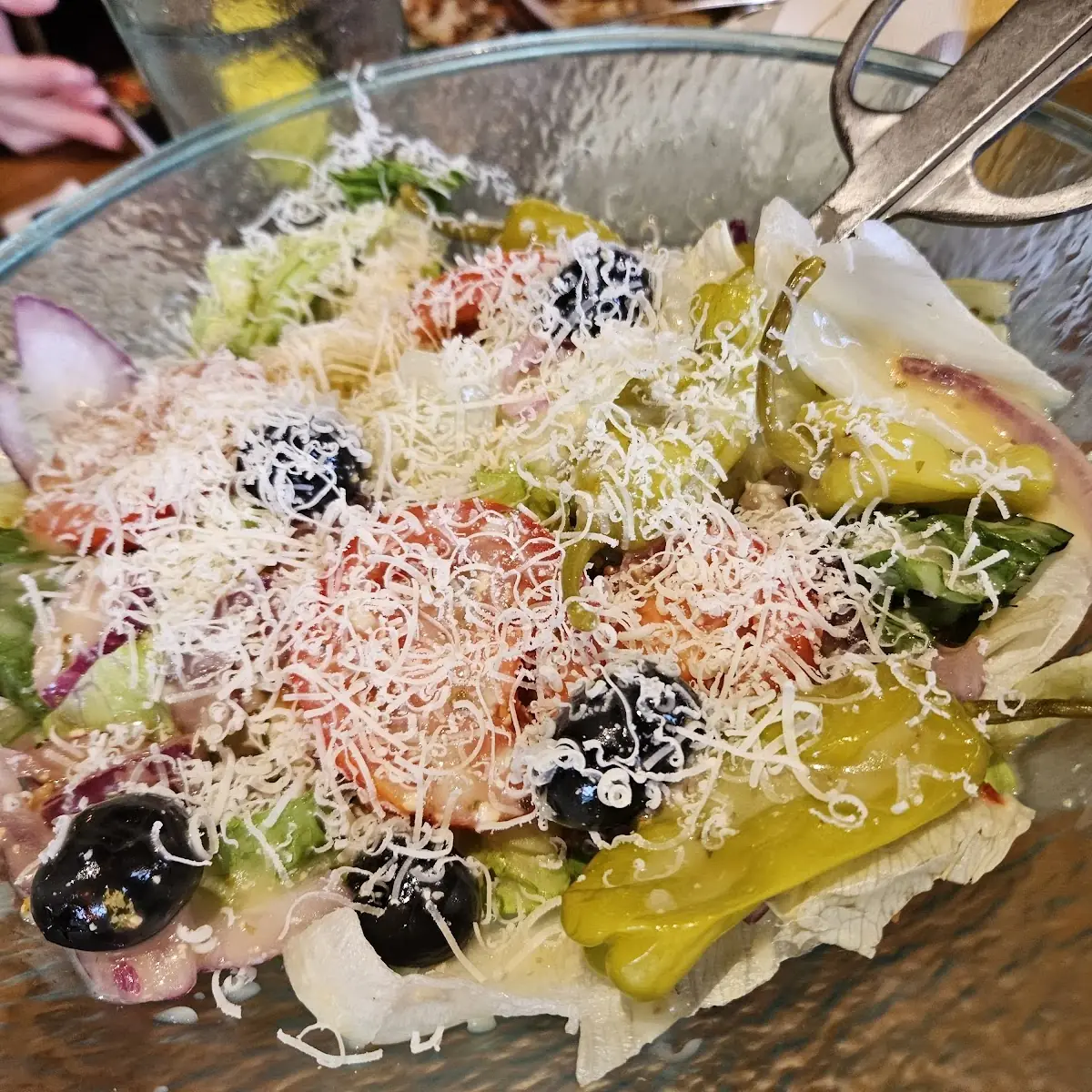 Salad with Italian Dressing