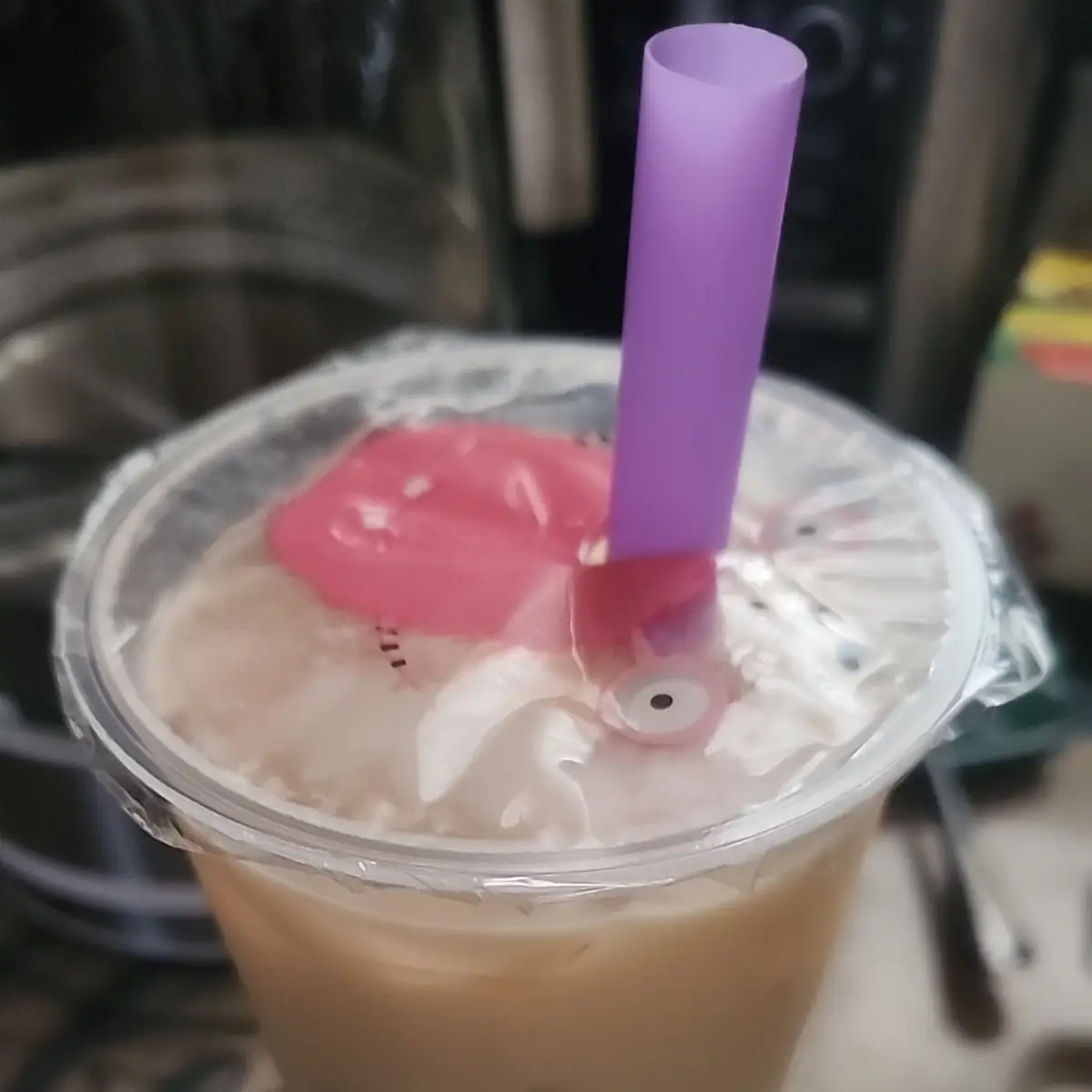 Peach Green Tea Mango Milk Tea