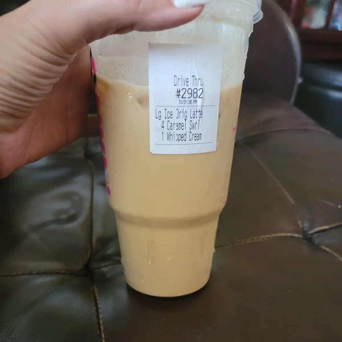 Iced Caramel Latte