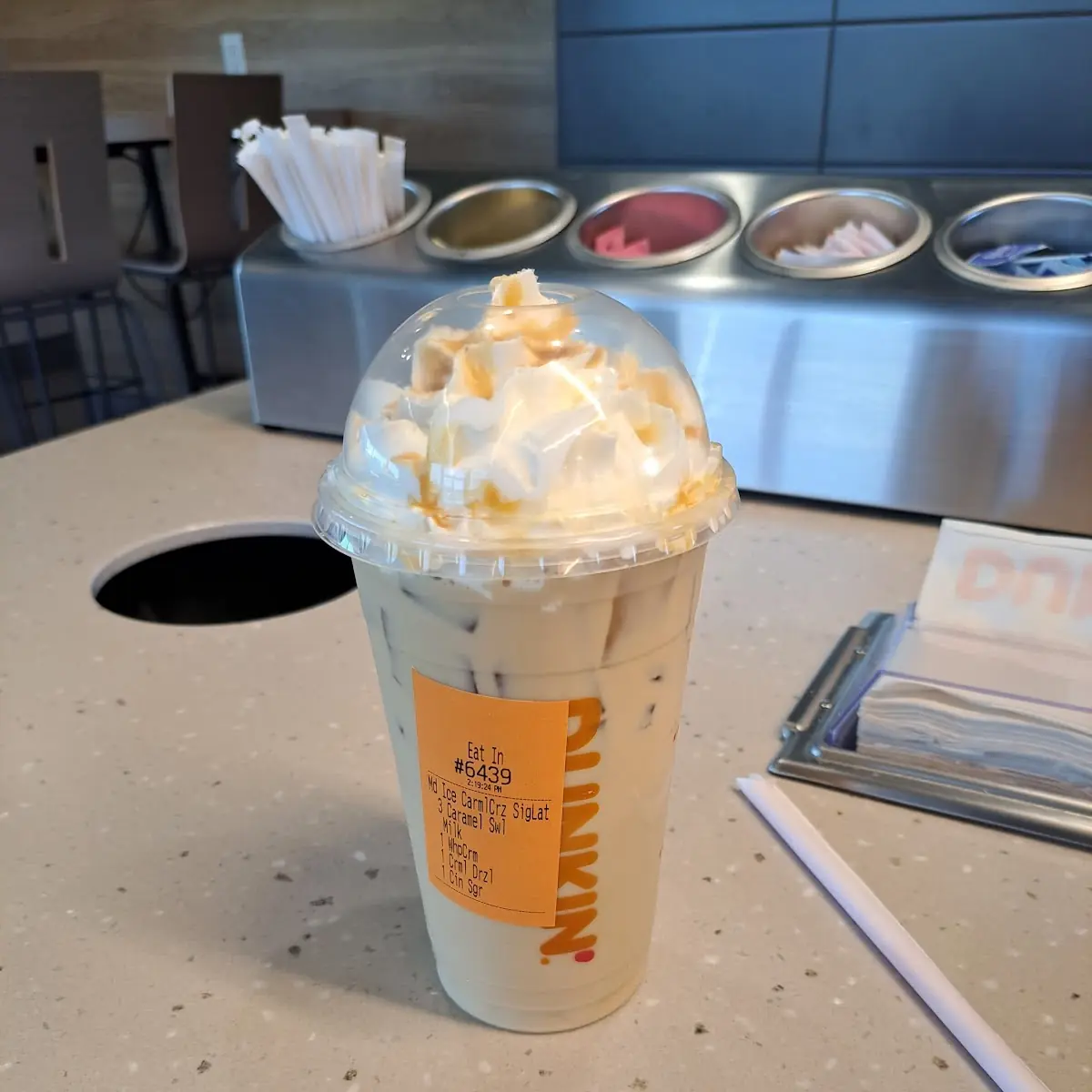 Iced Caramel Latte