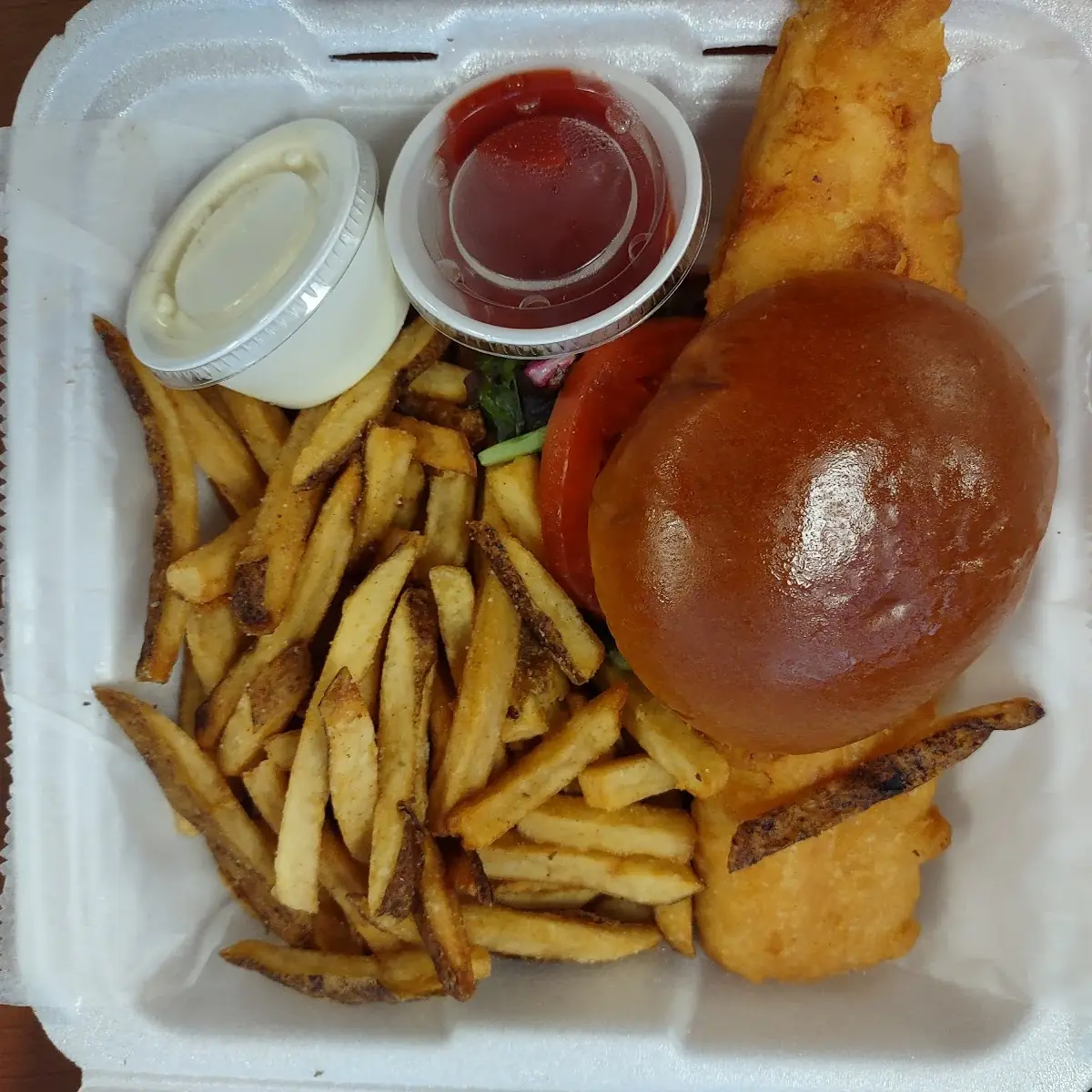 Takeout Order of Fish and Chips