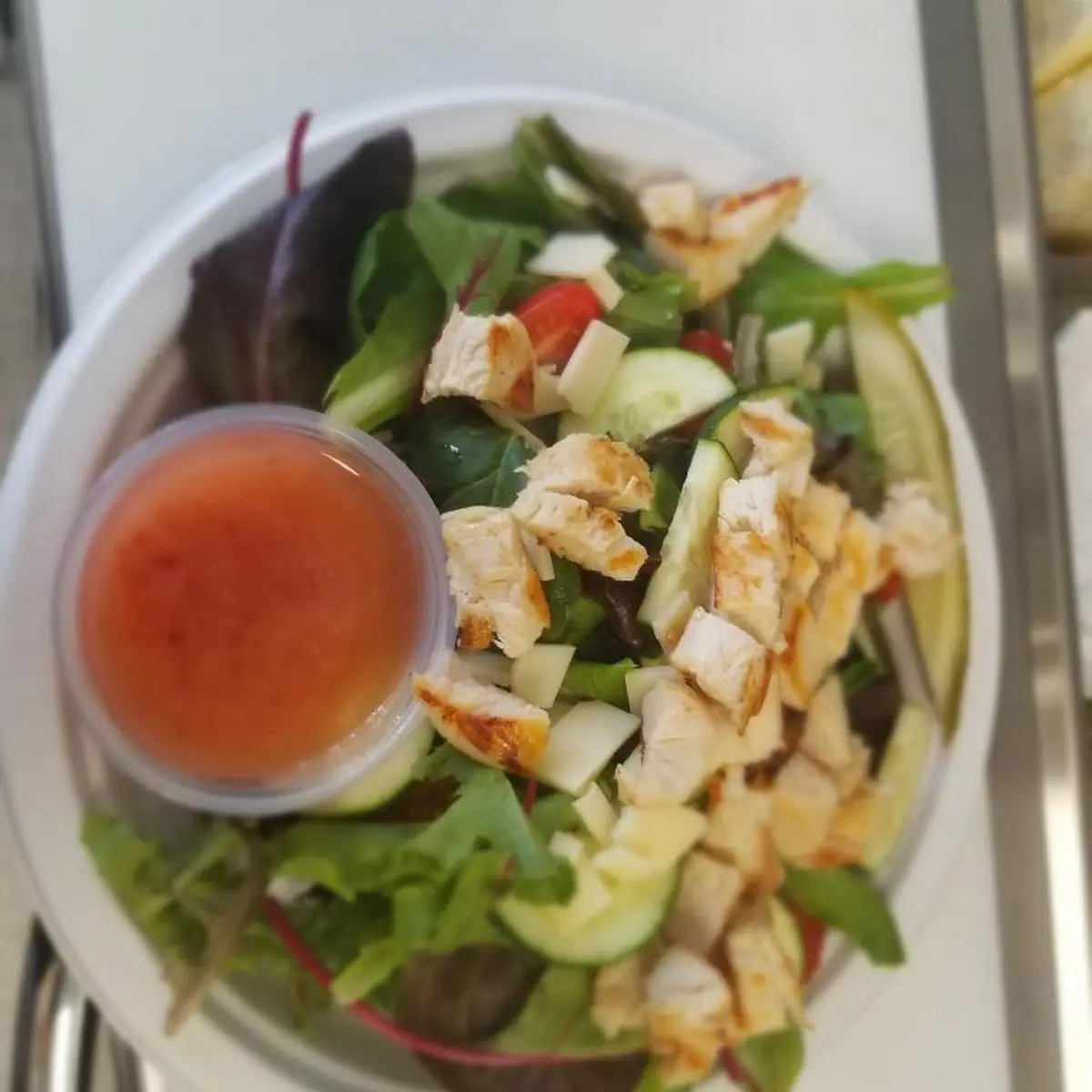 Side Sald with Grilled Chicken