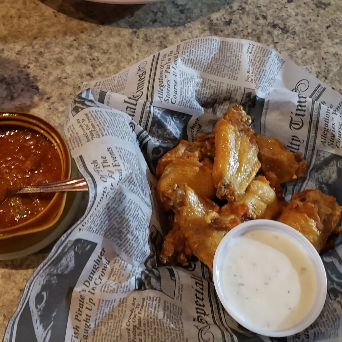 Chicken Wings with Ranch