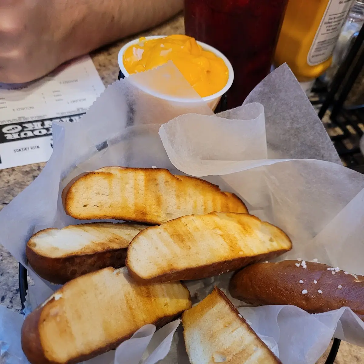 Pretzel Sticks with Cheese