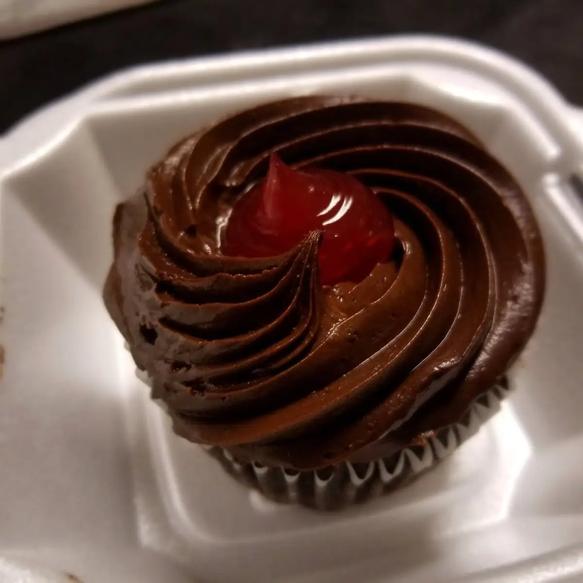 Chocolate Raspberry Cupcake