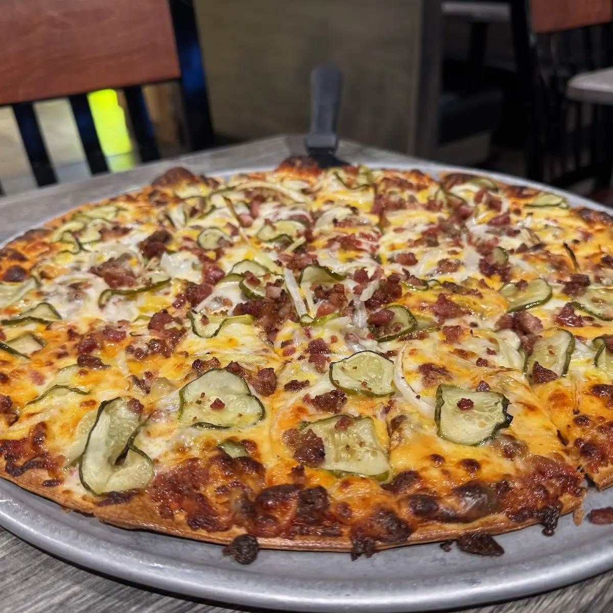 Bacon Cheeseburger Pizza